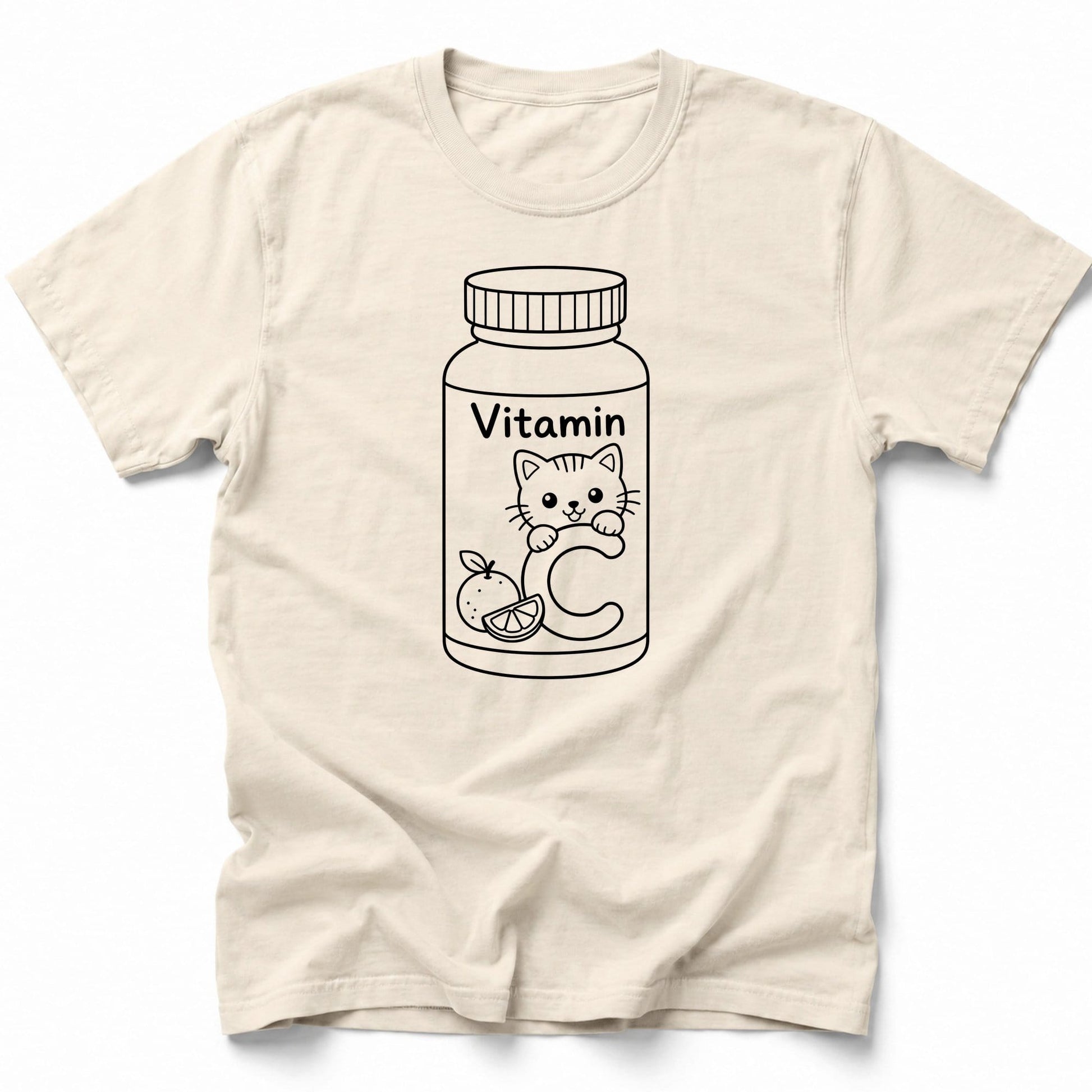 Vitamin C T-Shirt Ivory / S 46907097342547887209 T-Shirt