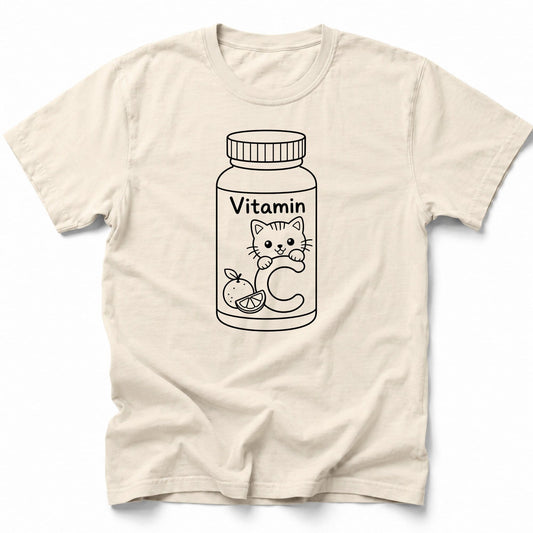 Vitamin C T-Shirt Ivory / S 46907097342547887209 T-Shirt