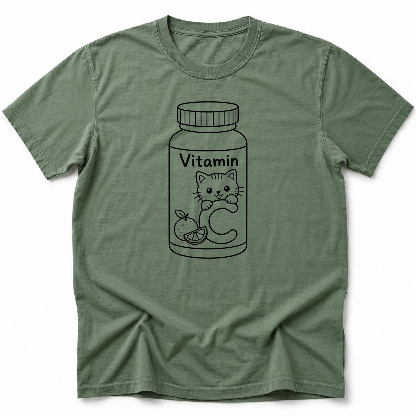 Vitamin C T-Shirt Moss / S 19824442918662801041 T-Shirt