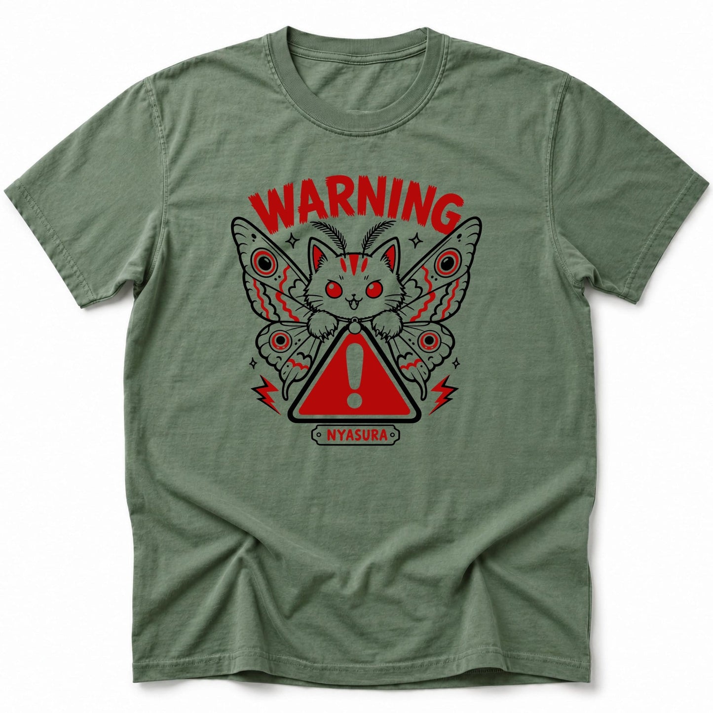 Warning Nyasura T-Shirt Moss / S 30779972641480689449 T-Shirt