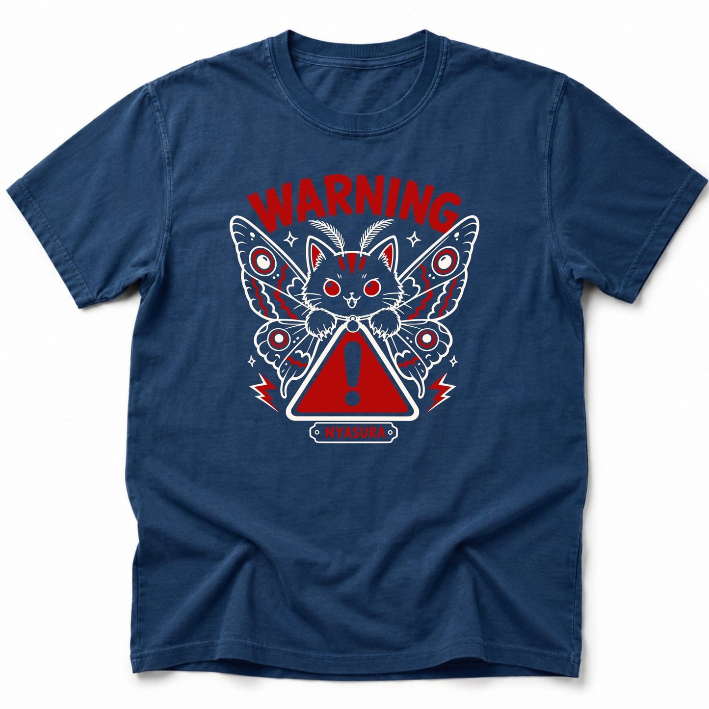 Warning Nyasura T-Shirt Navy / S 17268324541161228530 T-Shirt