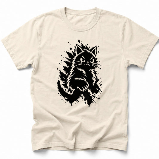 Watercolor Meow T-Shirt Ivory / S 32829300494533251892 T-Shirt