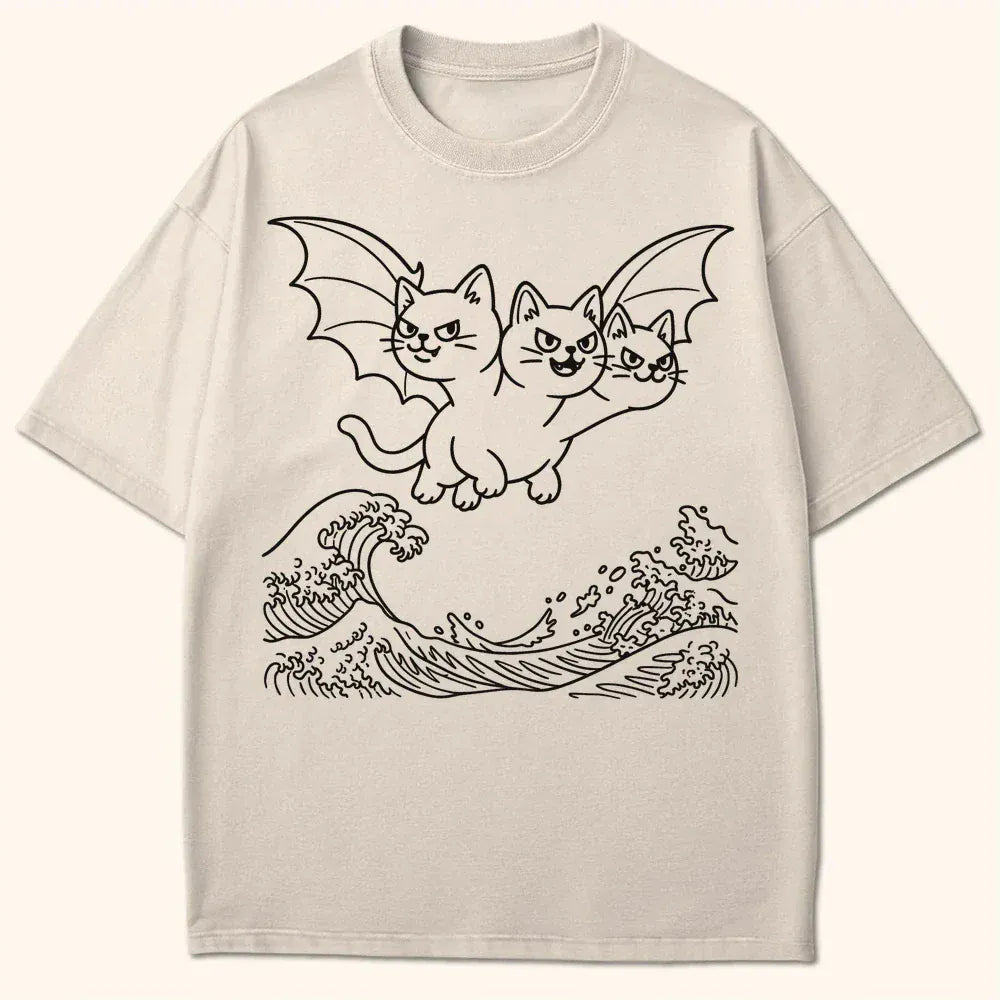 Wave Of King Nekodorah T-Shirt Ivory / S 20194961483404492713 T-Shirt