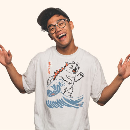 Wave Of Kyattojira Everyday Softstyle Tee T-Shirt