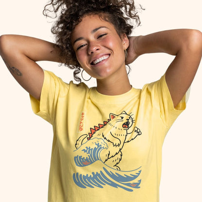 Wave Of Kyattojira Everyday Softstyle Tee T-Shirt