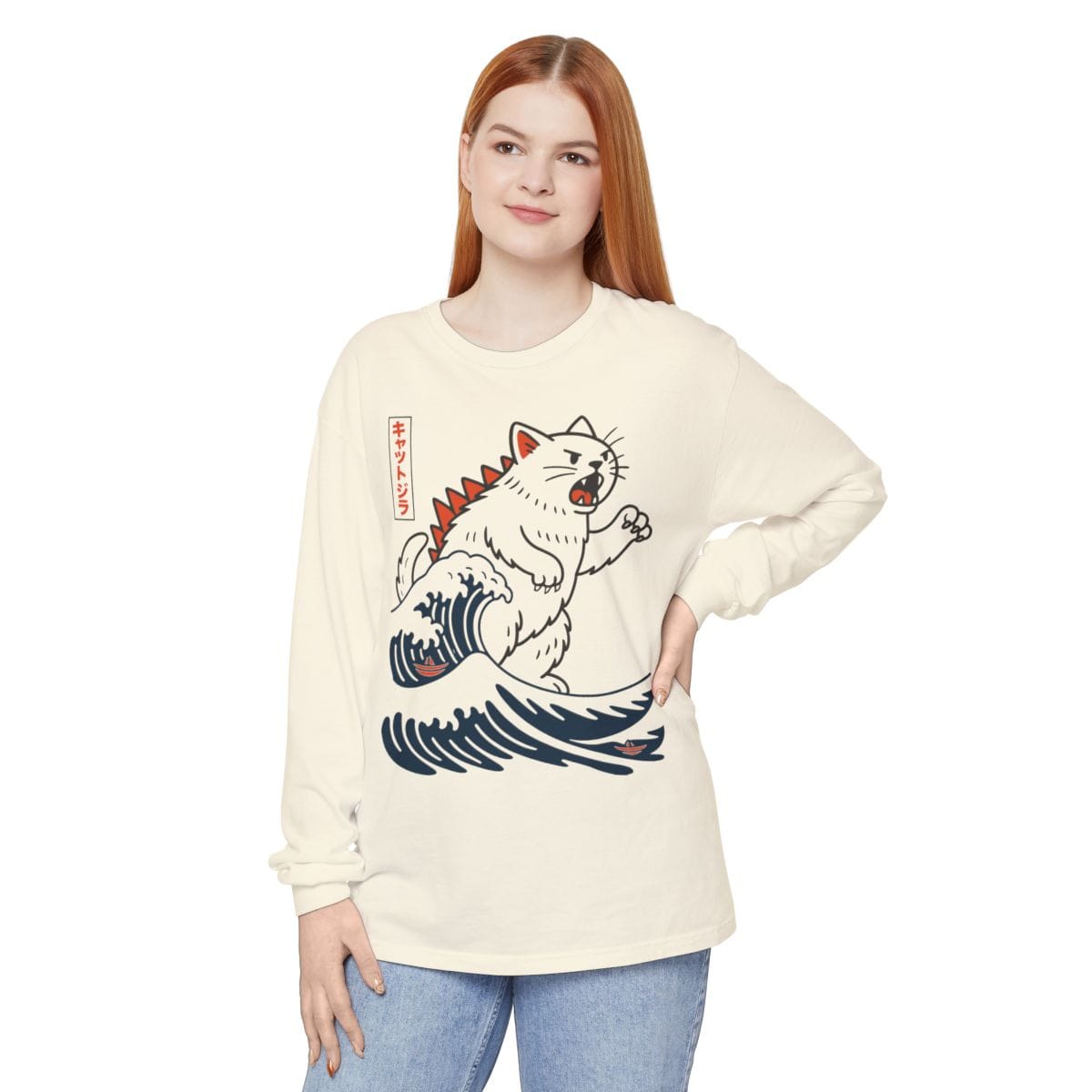 Wave Of Kyattojira Long Sleeve Long-sleeve