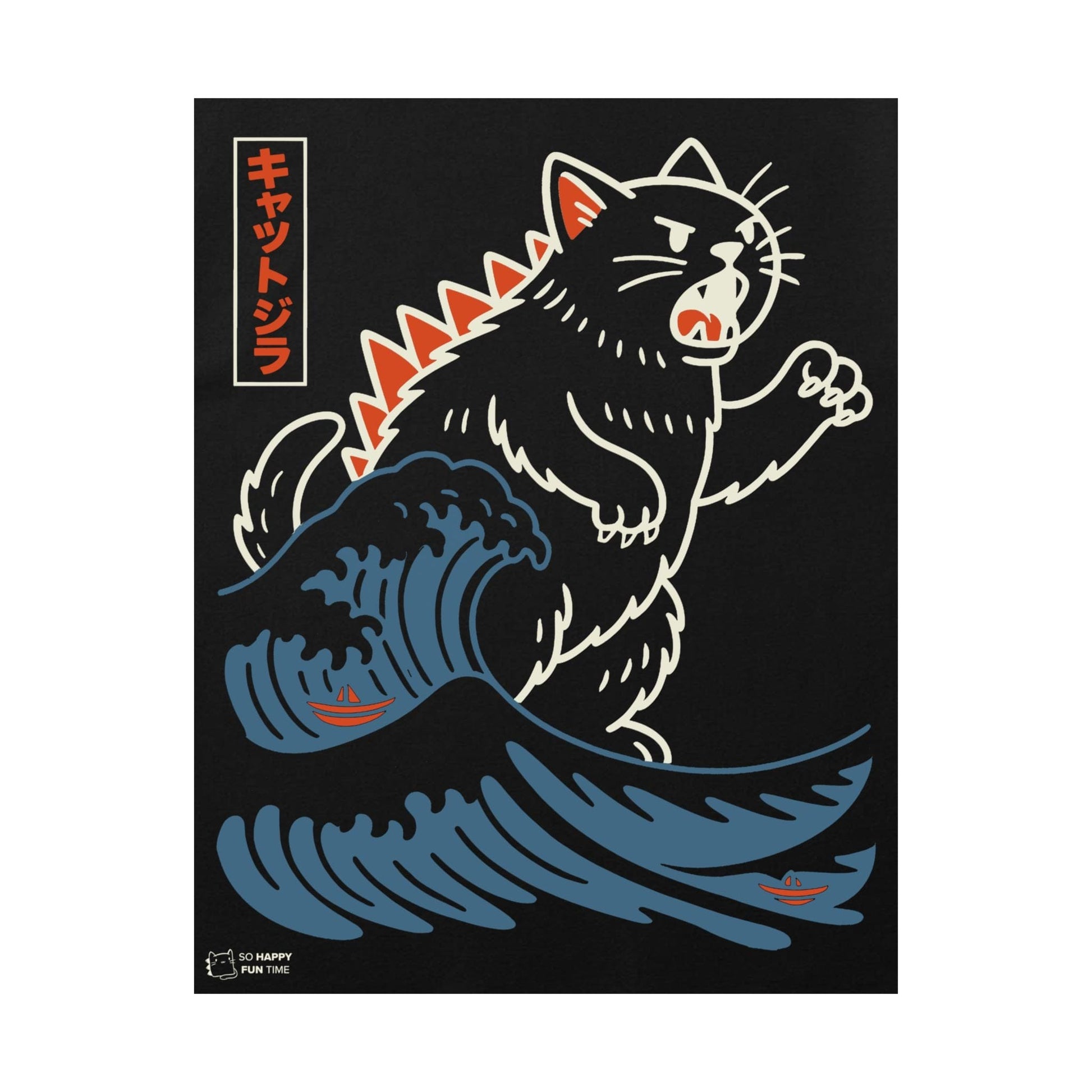 Wave of Kyattojira Poster 11″ x 14″ / Matte 14487601374887381453 Poster