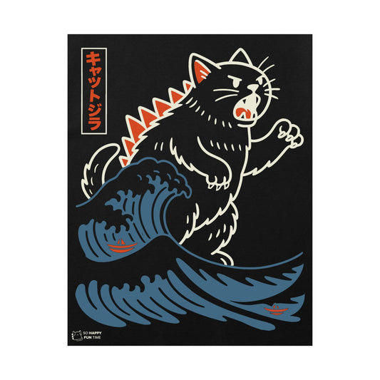 Wave of Kyattojira Poster 11″ x 14″ / Matte 14487601374887381453 Poster