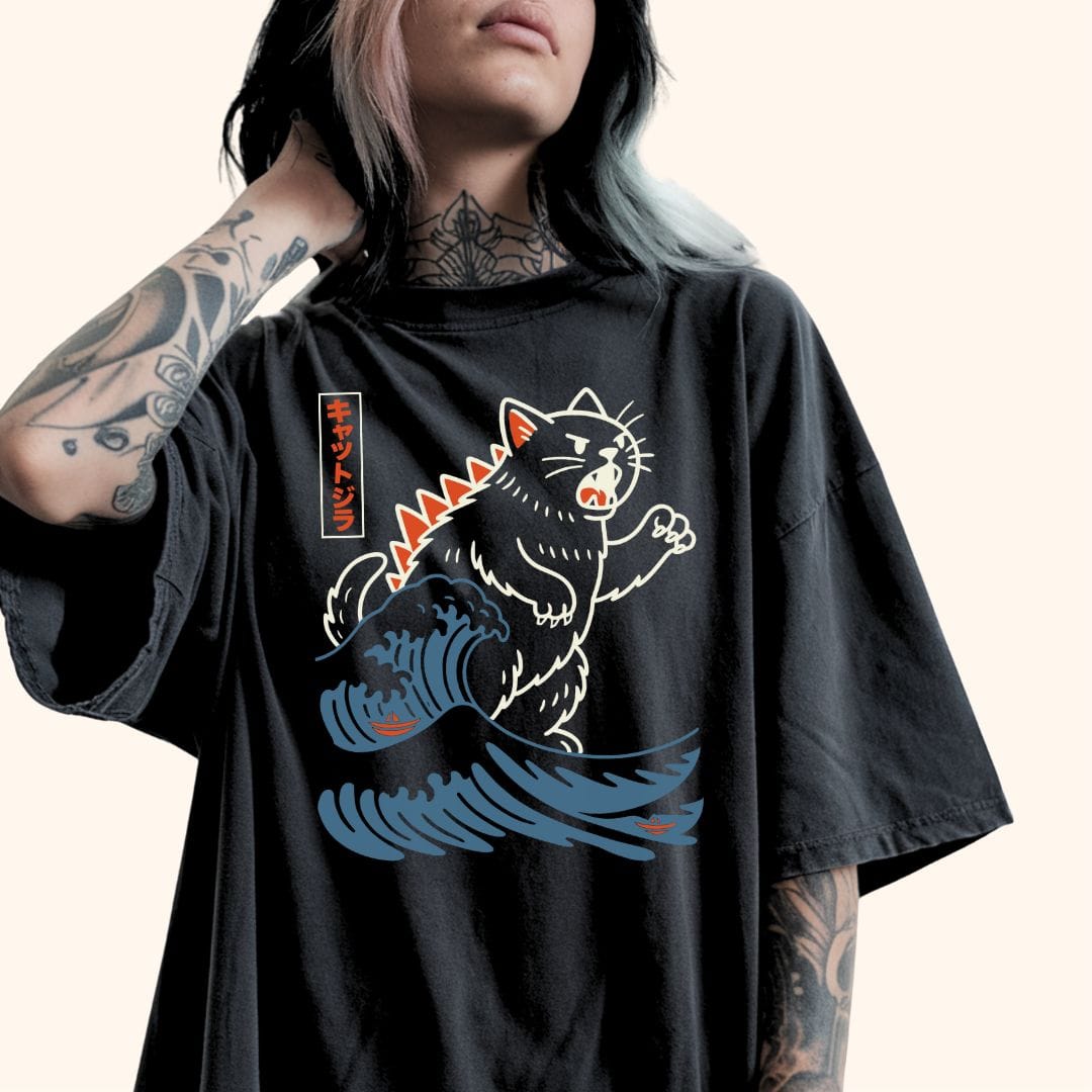 Wave Of Kyattojira T-Shirt T-Shirt