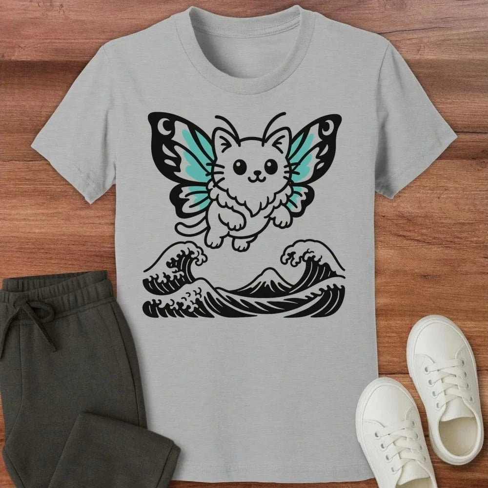 Wave Of Nyasura Kids T-Shirt Athletic Heather / S 31712668841420262157 Kids clothes