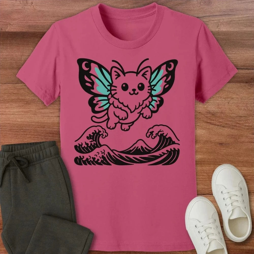 Wave Of Nyasura Kids T-Shirt Berry / S 16672537381045209932 Kids clothes