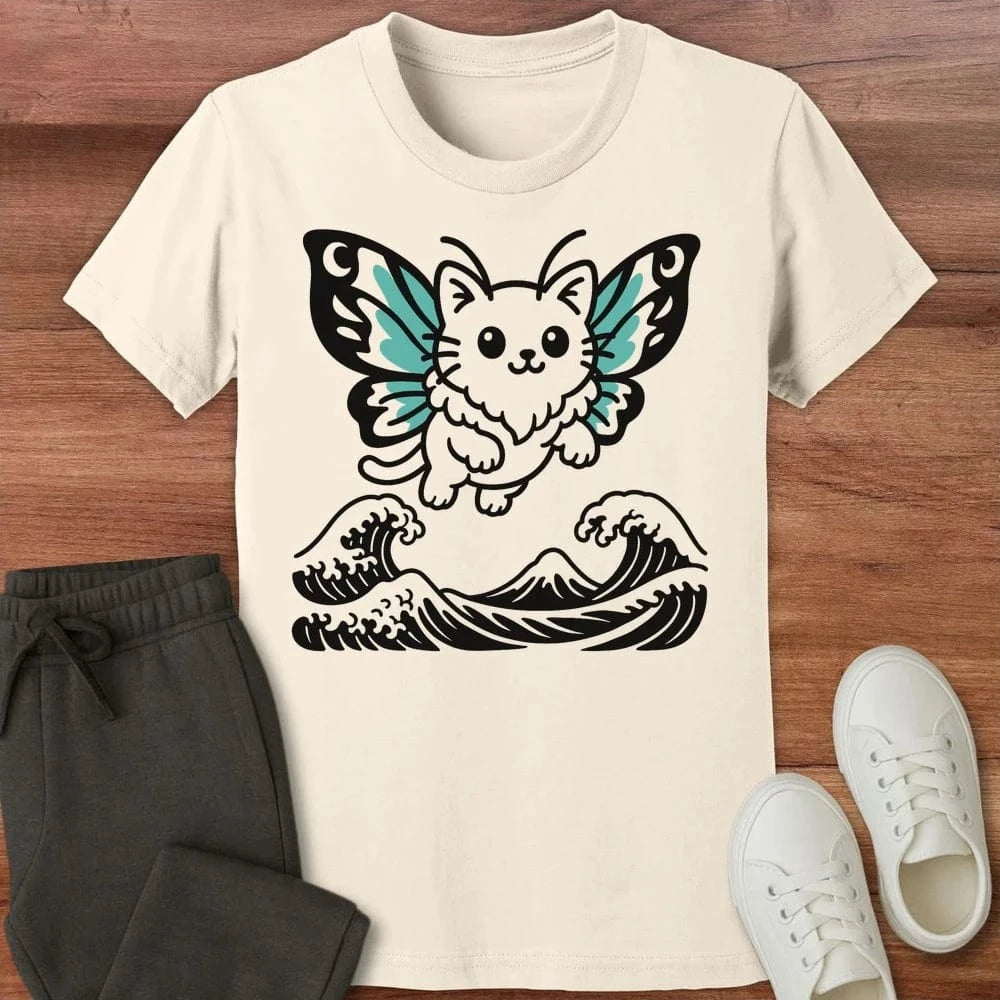 Wave Of Nyasura Kids T-Shirt Natural / S 27539427562442748575 Kids clothes