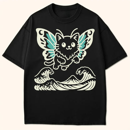 Wave Of Nyasura T-Shirt Black / S 24373166979443051147 T-Shirt