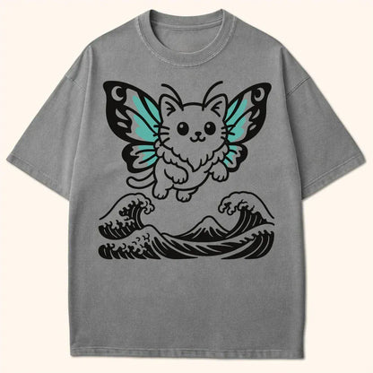 Wave Of Nyasura T-Shirt Grey / S 23892914233034977708 T-Shirt