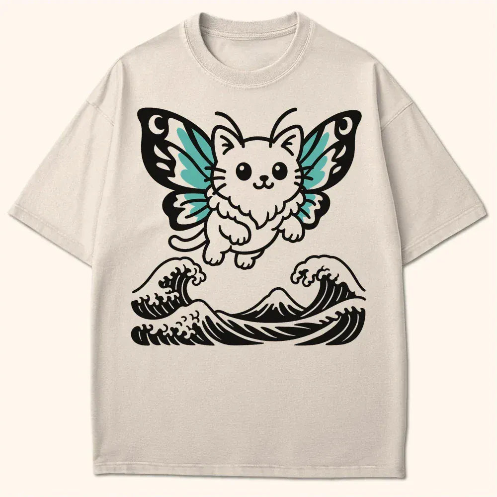 Wave Of Nyasura T-Shirt Ivory / S 39498055319243614595 T-Shirt