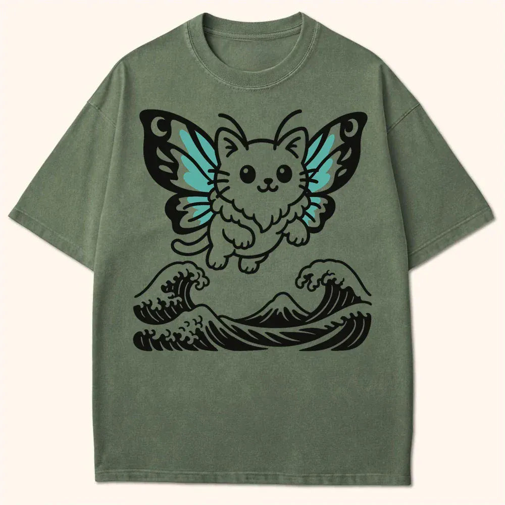 Wave Of Nyasura T-Shirt Moss / S 88704371065074404800 T-Shirt