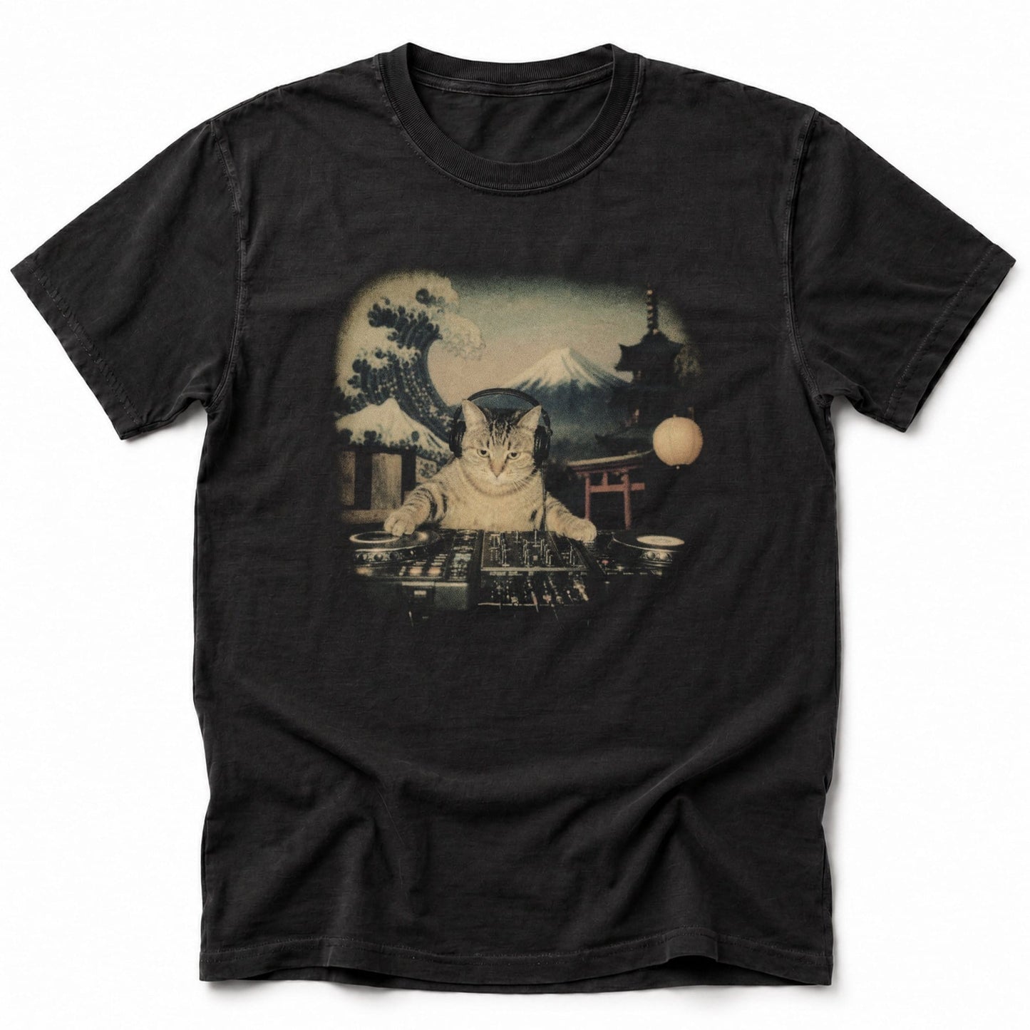 Wave Remix T-Shirt Black / S 10374585786881082002 T-Shirt