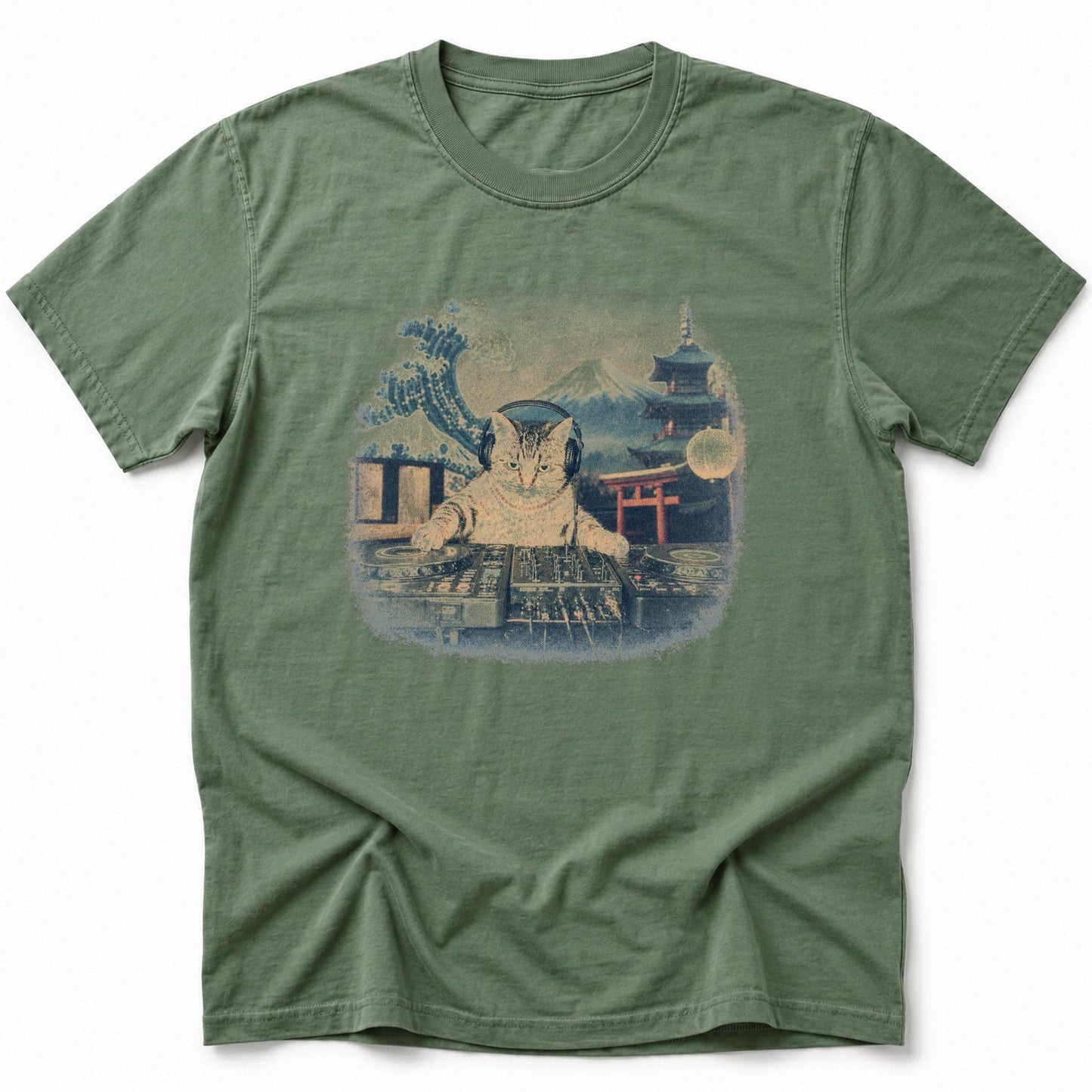 Wave Remix T-Shirt Moss / S 73157519602278072524 T-Shirt