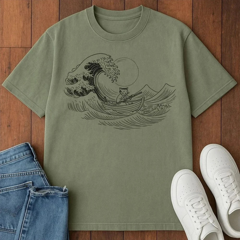 Wave Rider T-Shirt Moss / S 11737541591645885676 T-Shirt