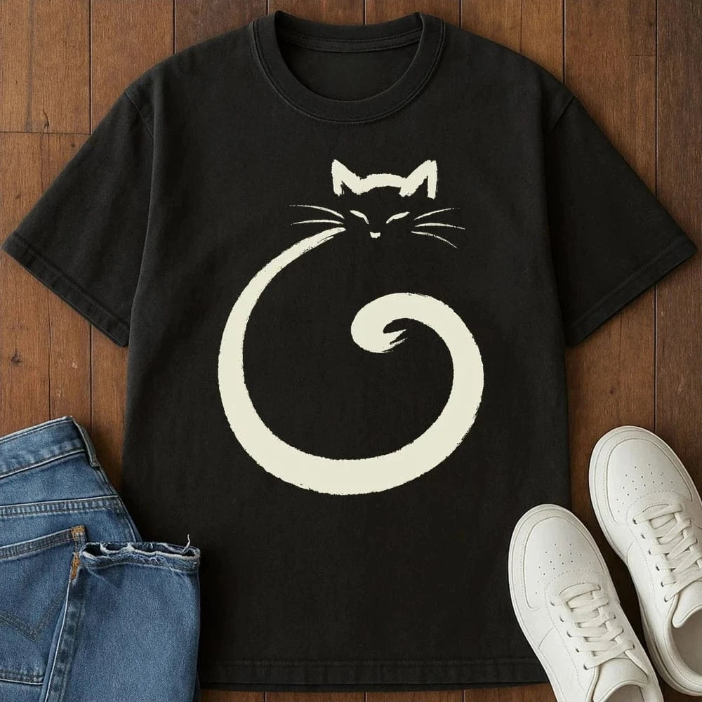 Whisker Loop T-Shirt Black / S 33113897420212223653 T-Shirt