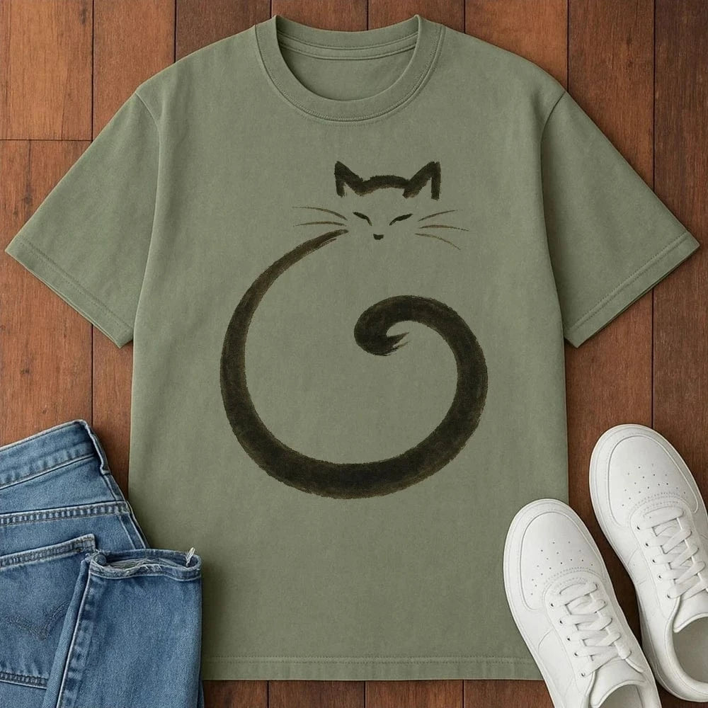 Whisker Loop T-Shirt Moss / S 10509107008347656718 T-Shirt