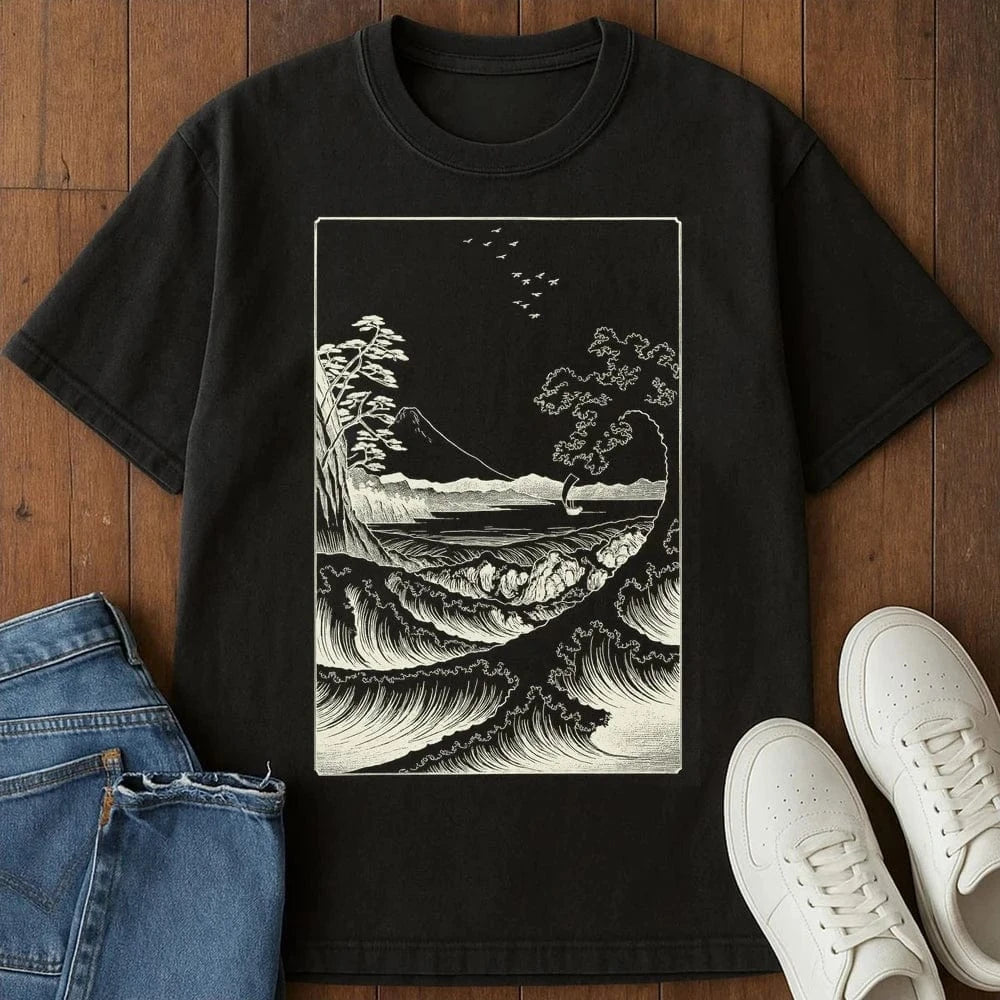 Whispering Shores T-Shirt Black / S 11583222545431209415 T-Shirt