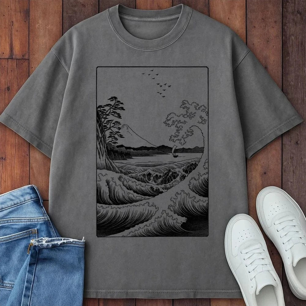 Whispering Shores T-Shirt Grey / S 71386421199394106594 T-Shirt