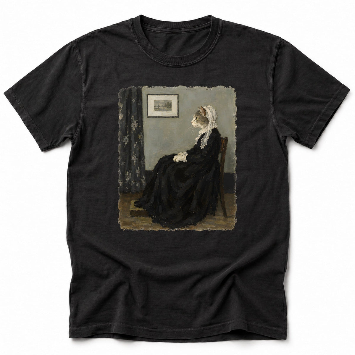 Whistler's Cat T-Shirt Black / S 20114073963486814981 T-Shirt