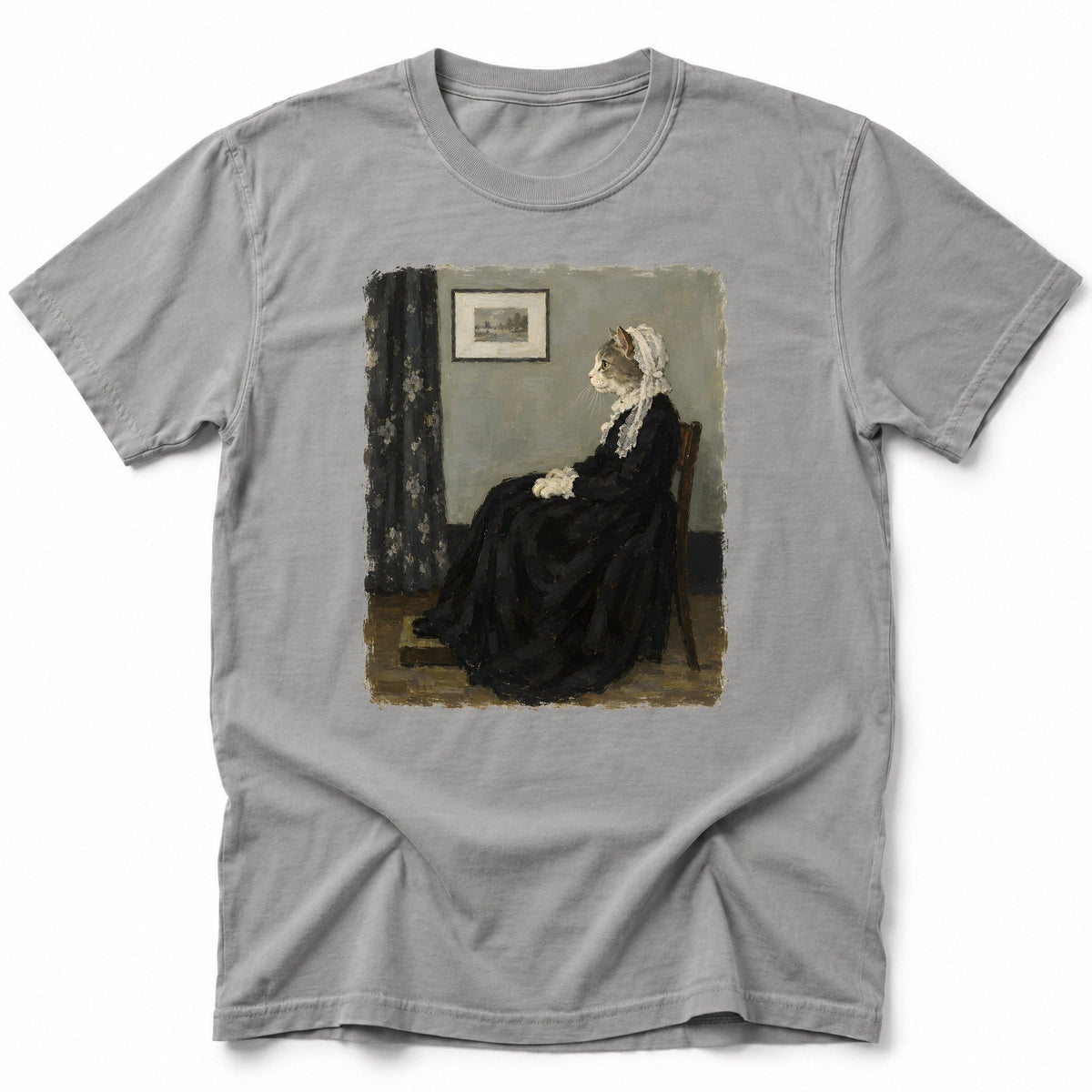 Whistler's Cat T-Shirt Grey / S 22289215445428710484 T-Shirt