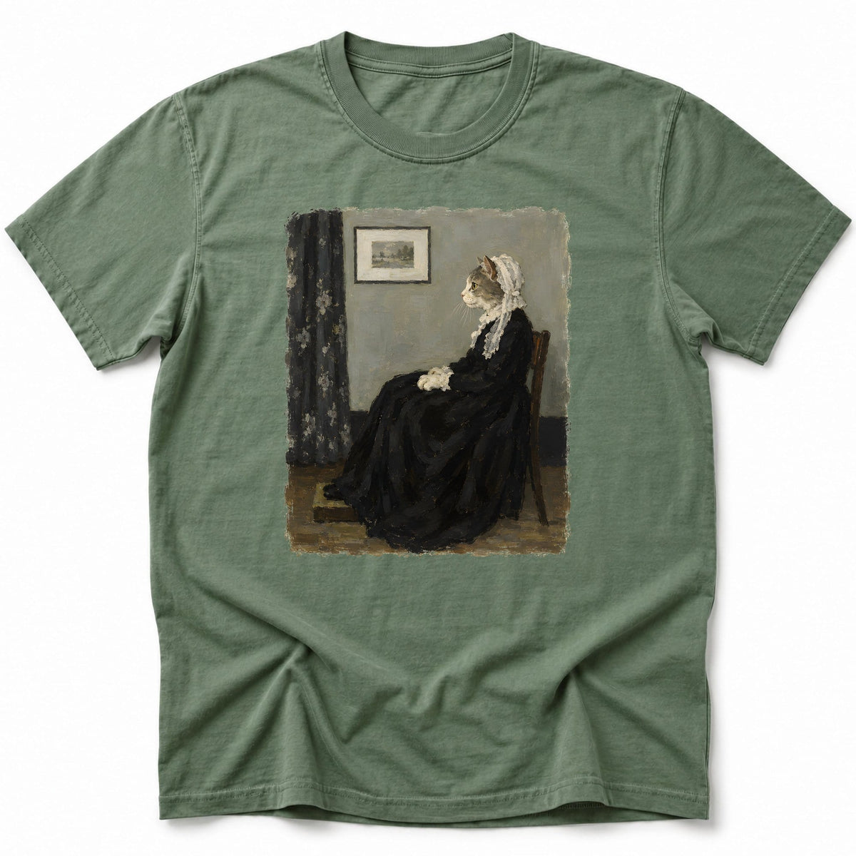 Whistler's Cat T-Shirt Moss / S 32484216724805926562 T-Shirt