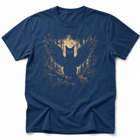 Winged Enigma T-Shirt Navy / S 12887282525739615928 T-Shirt
