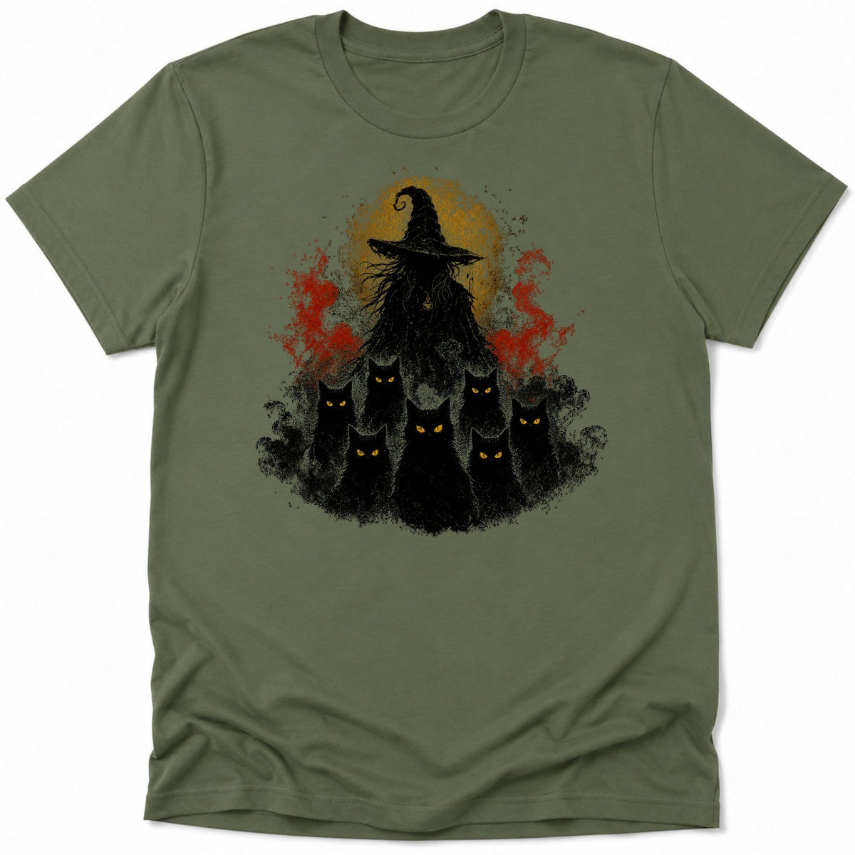 Witching Night Everyday Softstyle Tee Military Green / S 20595548646051342902 T-Shirt