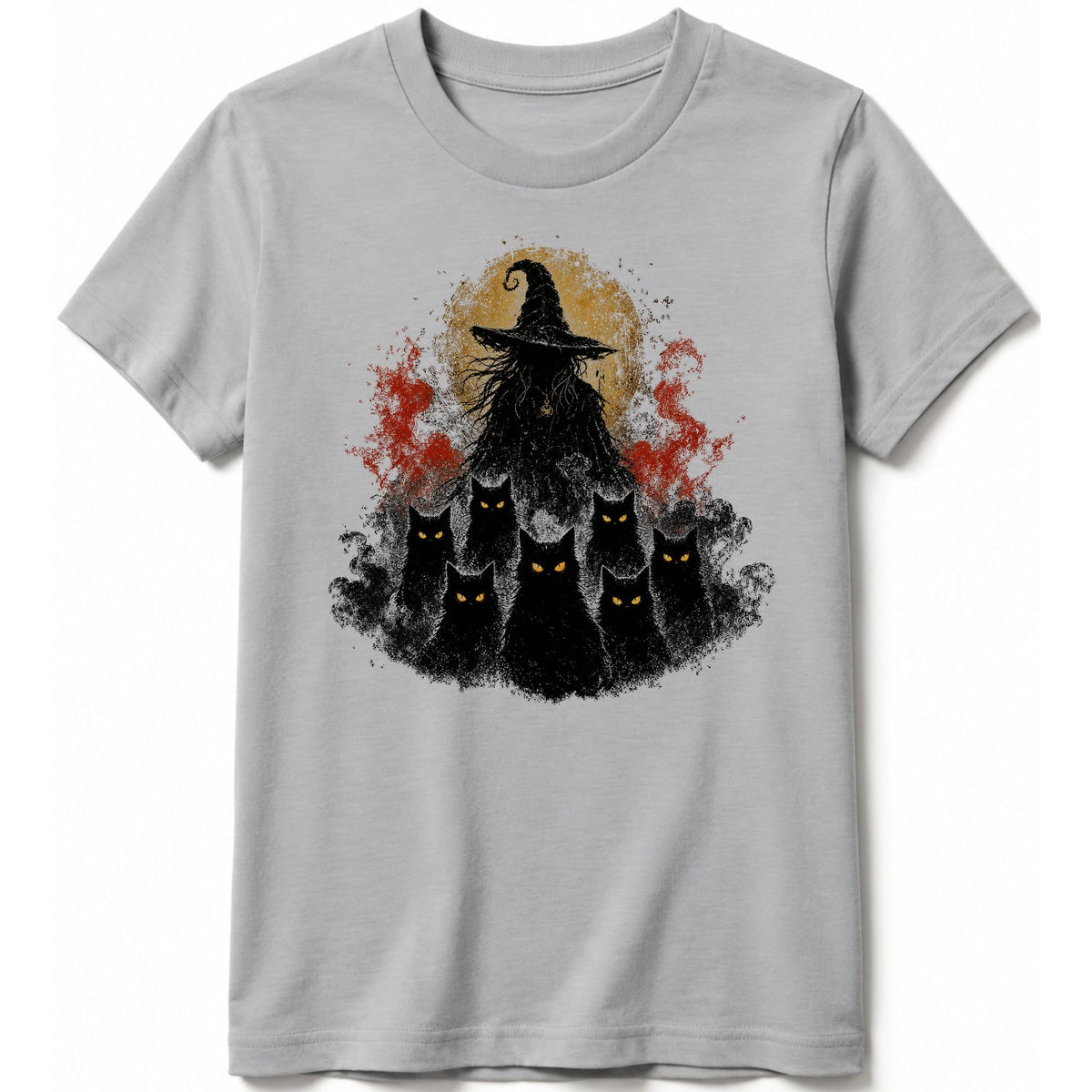 Witching Night Kids Tee Athletic Heather / S 61640857316404507119 Kids clothes