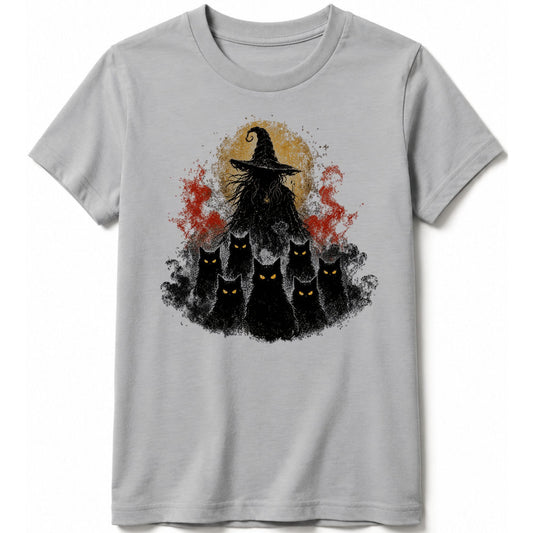 Witching Night Kids Tee Athletic Heather / S 61640857316404507119 Kids clothes