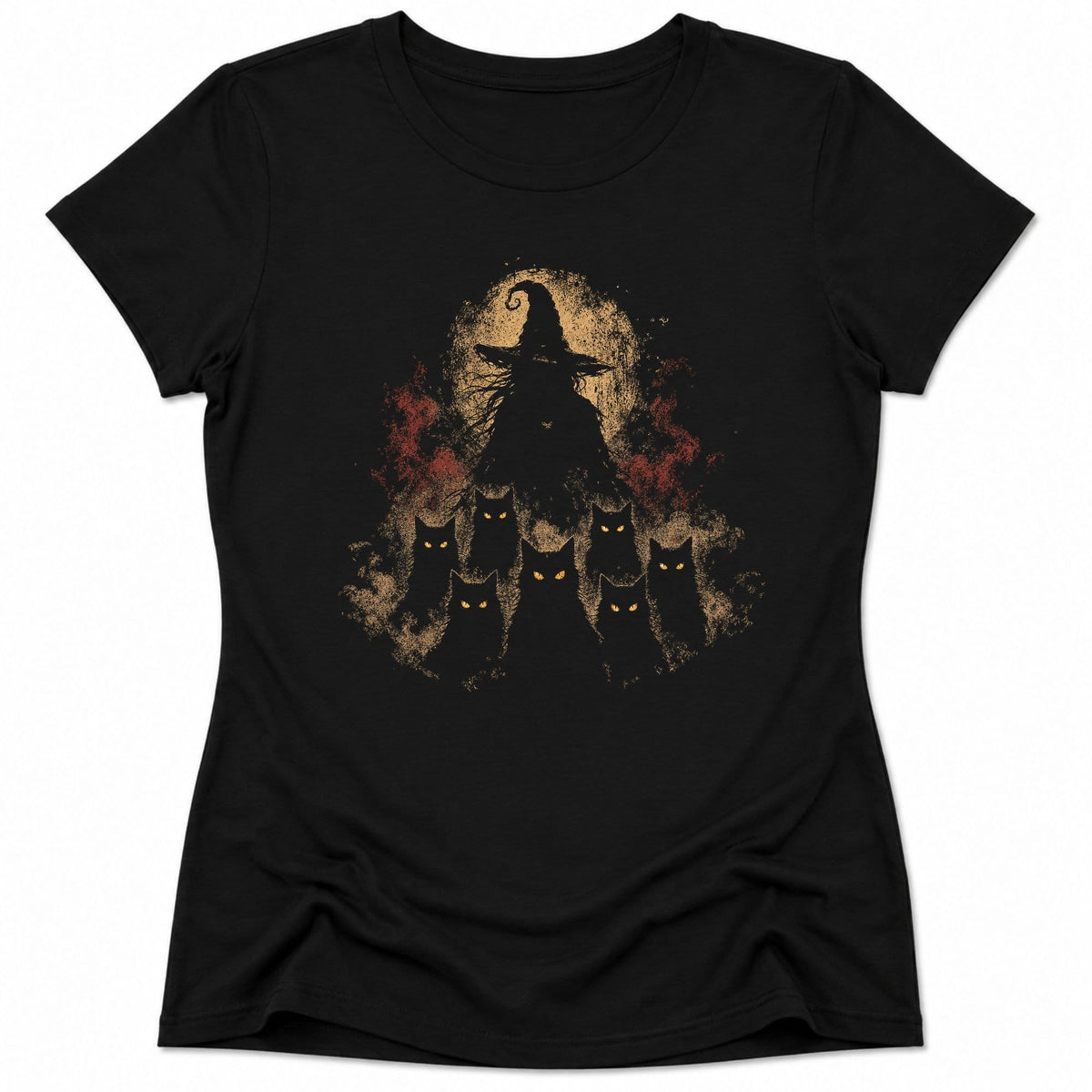 Witching Night Womens Tee Black / S 10557128170657301429 T-Shirt