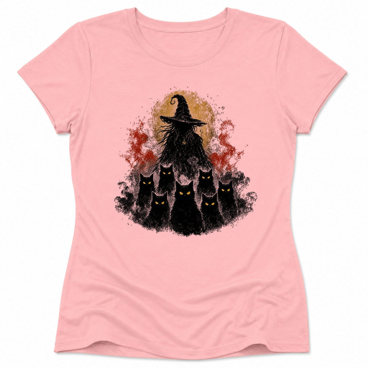 Witching Night Womens Tee Pink / S 28048141046221148224 T-Shirt