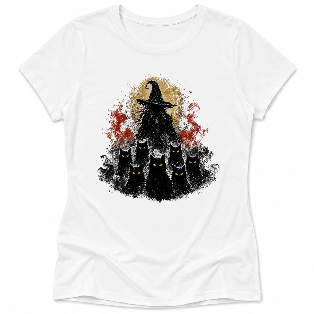 Witching Night Womens Tee White / S 28797471365176444984 T-Shirt