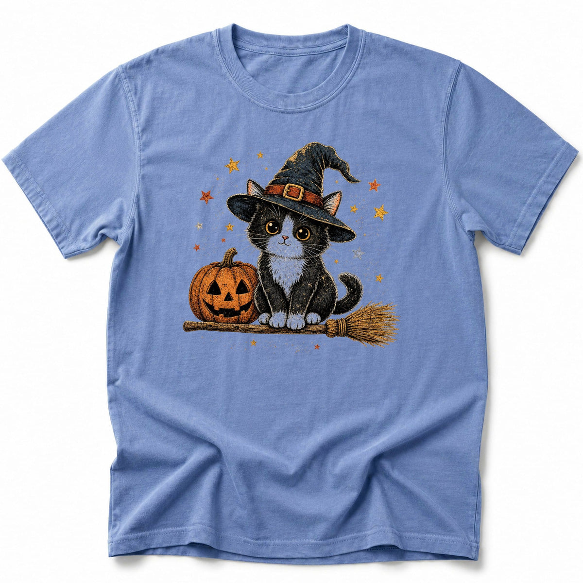 Witchy Cat T-Shirt Blue Jean / S 26334995916376778638 T-Shirt