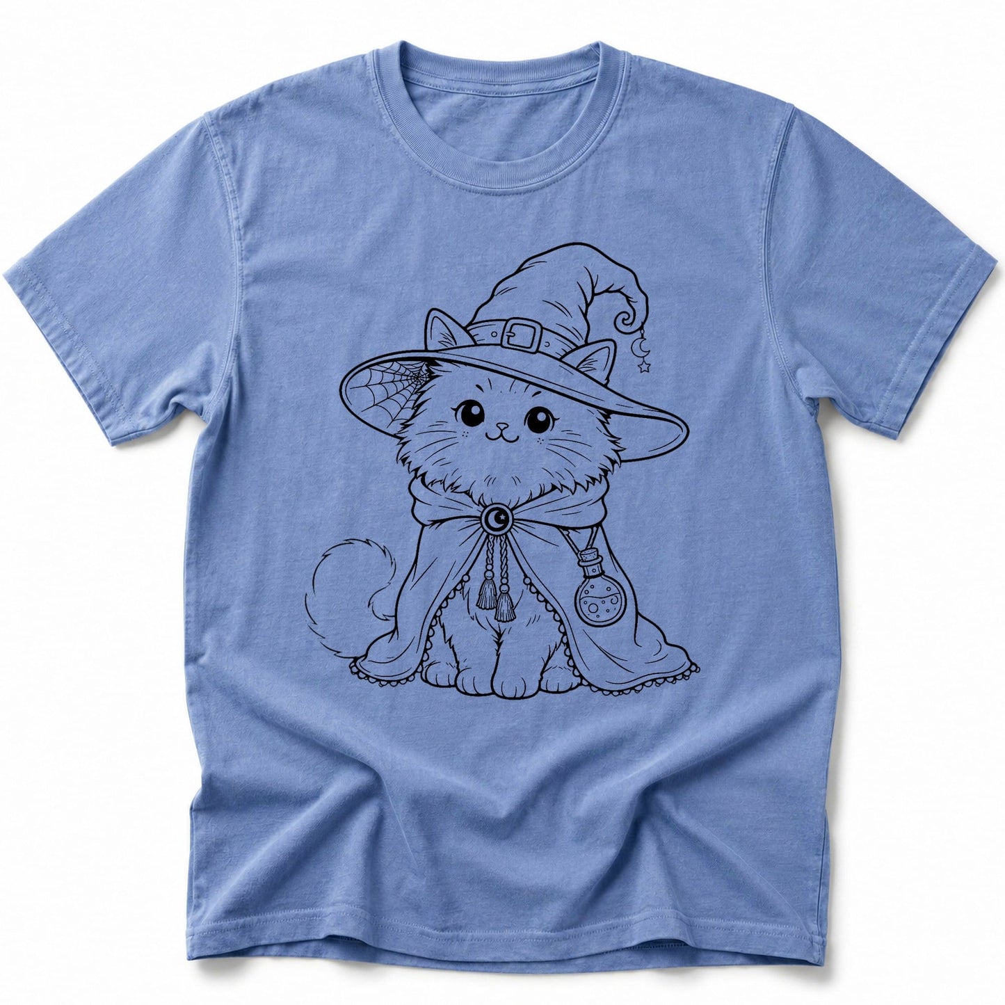 Witchy Whiskers T-Shirt Blue Jean / S 27286249871491460553 T-Shirt