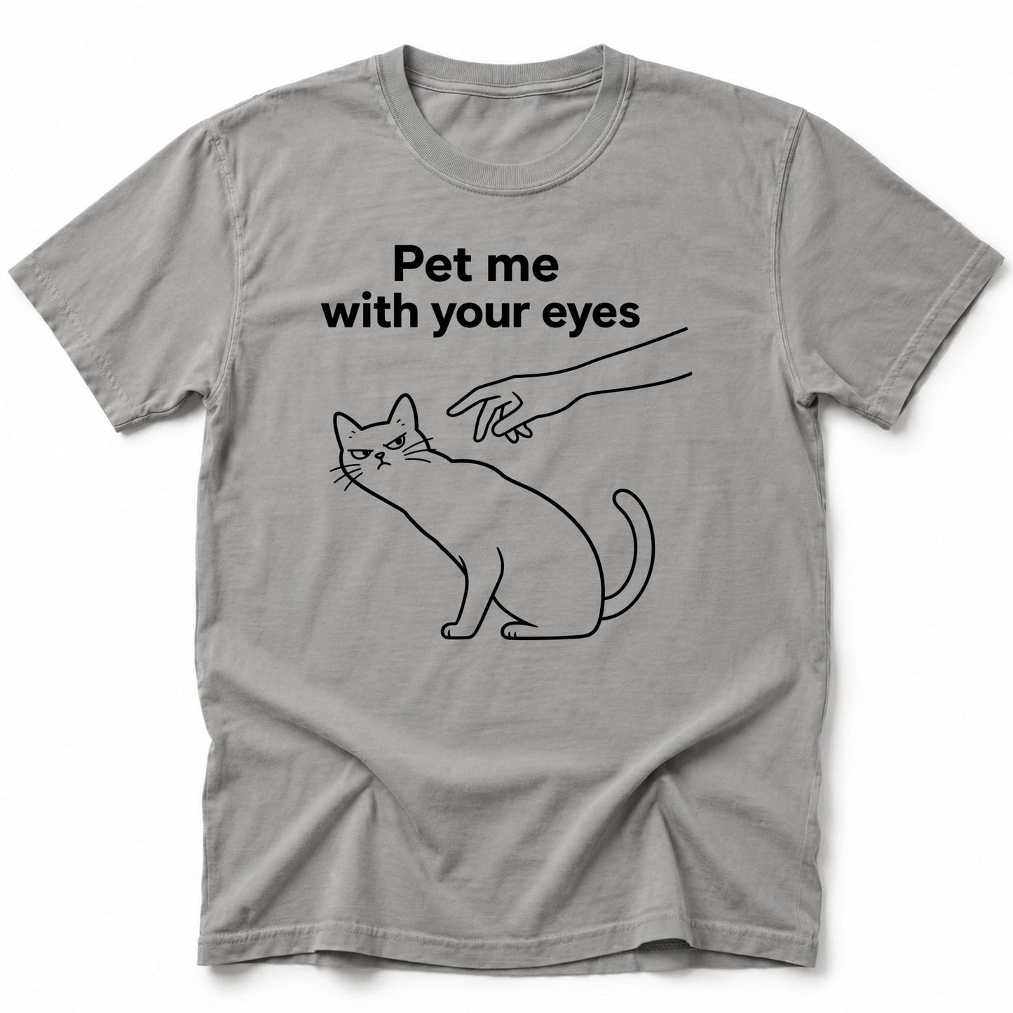 With your eyes T-Shirt Grey / S 63916194882437415011 T-Shirt