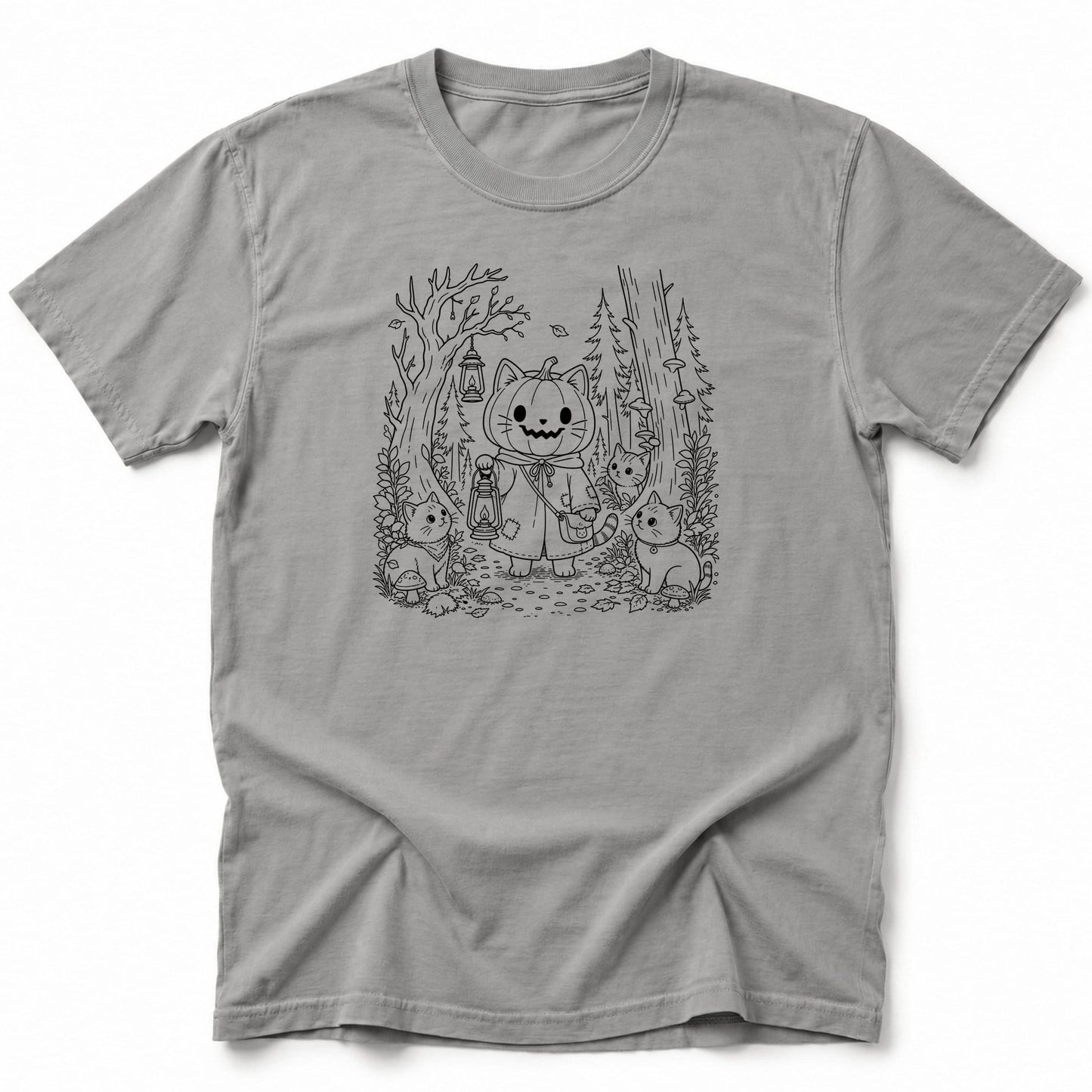 Woodland Neko T-Shirt Grey / S 24090373520125113094 T-Shirt