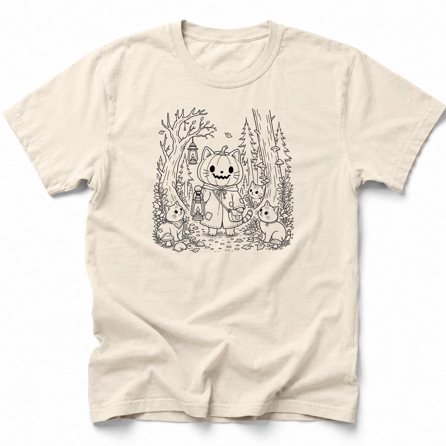 Woodland Neko T-Shirt Ivory / S 83970395842183131453 T-Shirt