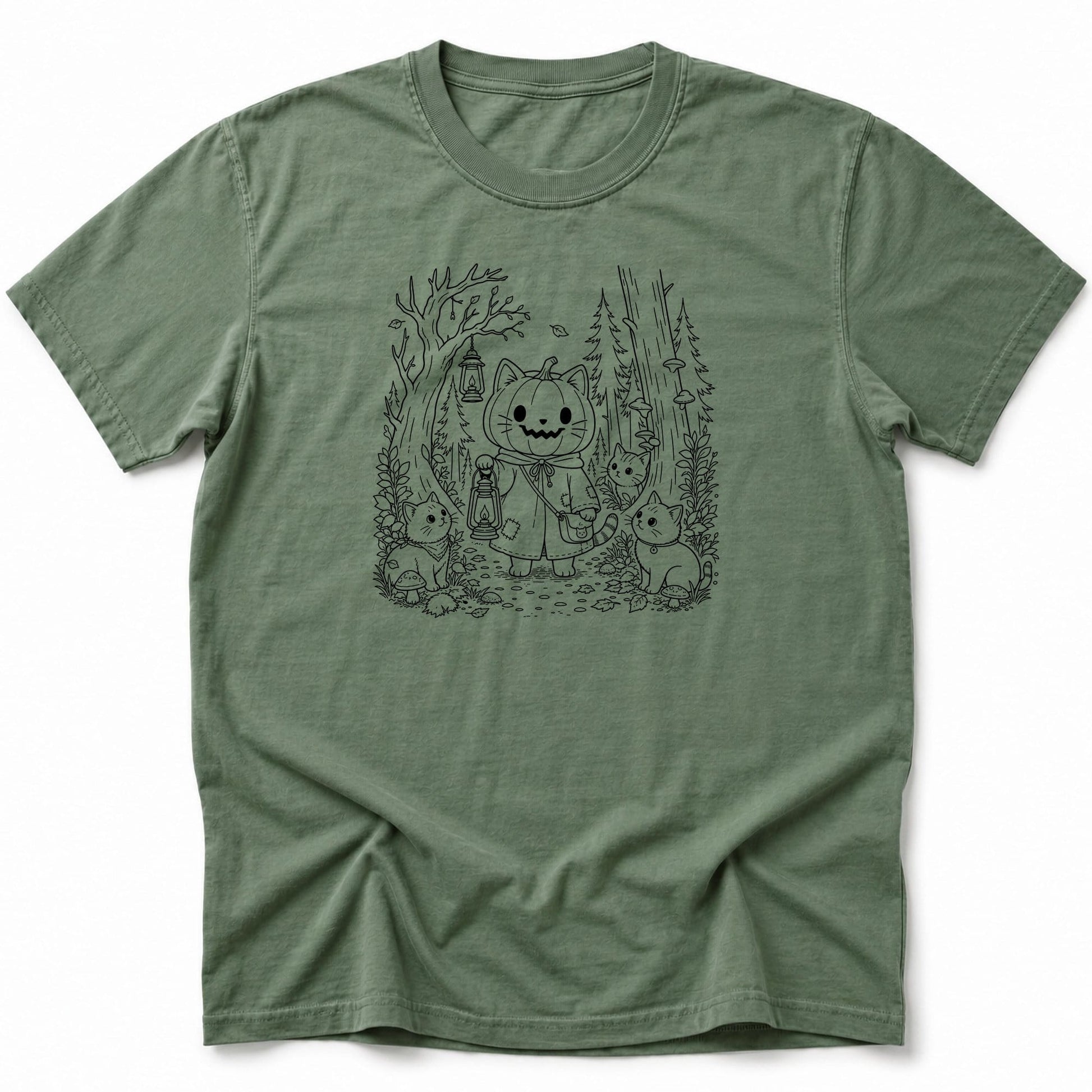 Woodland Neko T-Shirt Moss / S 13241249659841099639 T-Shirt