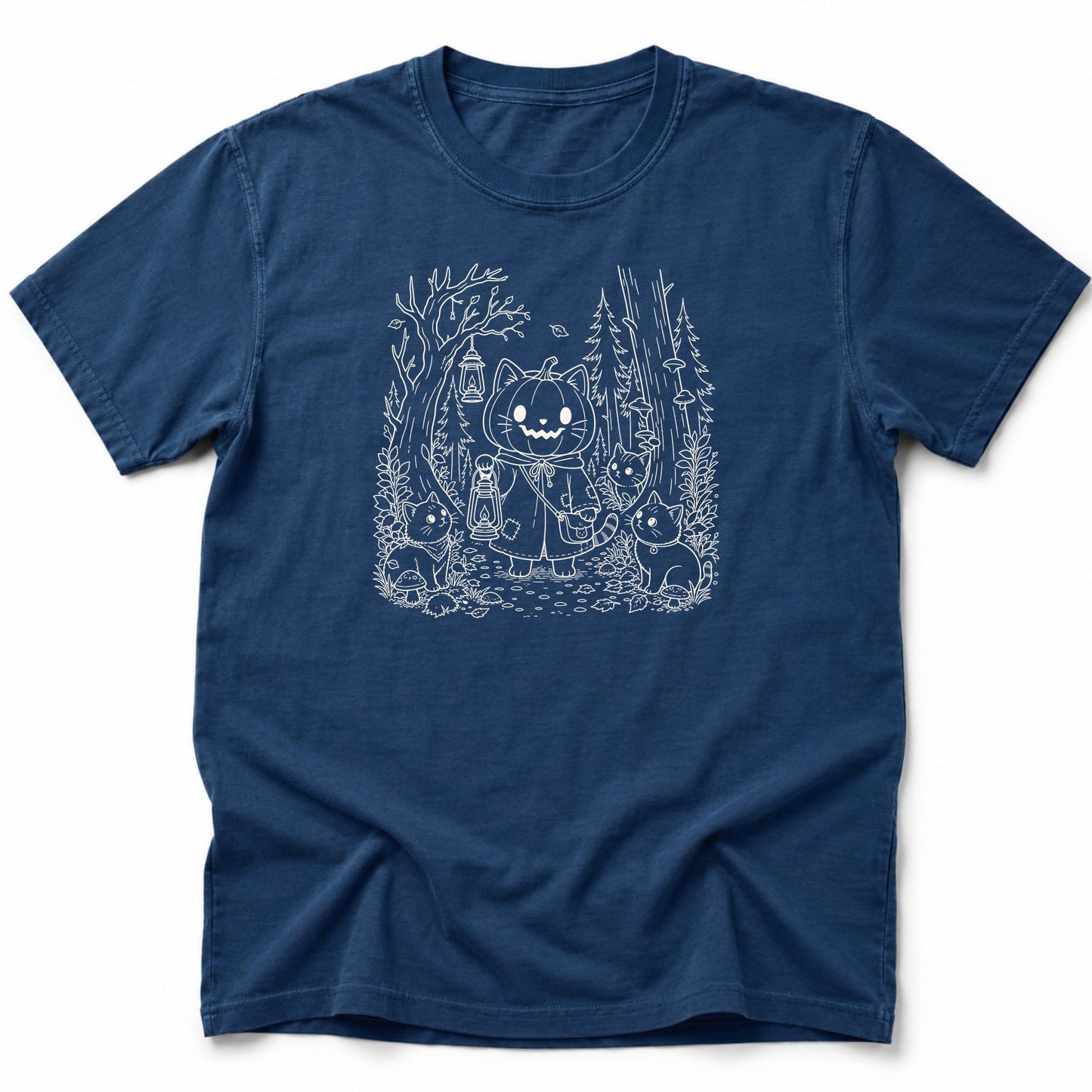 Woodland Neko T-Shirt Navy / S 20310595372654001977 T-Shirt