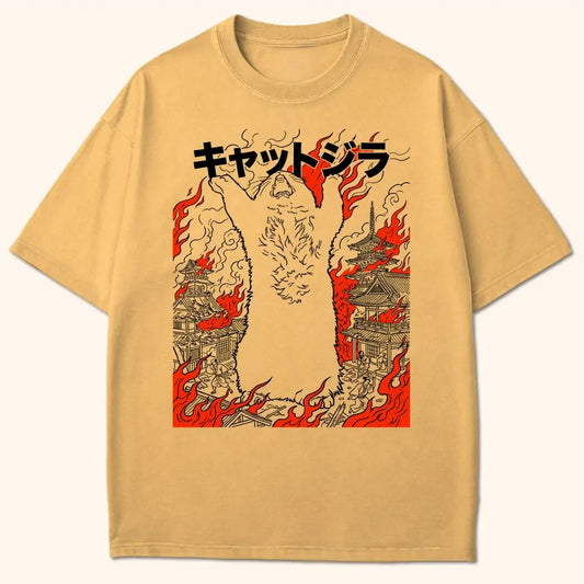 World Burn T-Shirt Mustard / S 31191616211152324262 T-Shirt