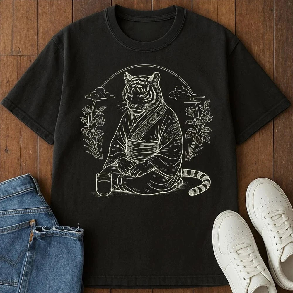 Zen And Tea T-Shirt Black / S 79913348655015388150 T-Shirt